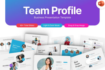 Team Profile PowerPoint Template
